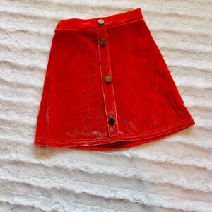 Girls Orange Skirt Size 5/6t